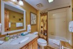 Guest bathroom within one of the West Keystone two bedroom units